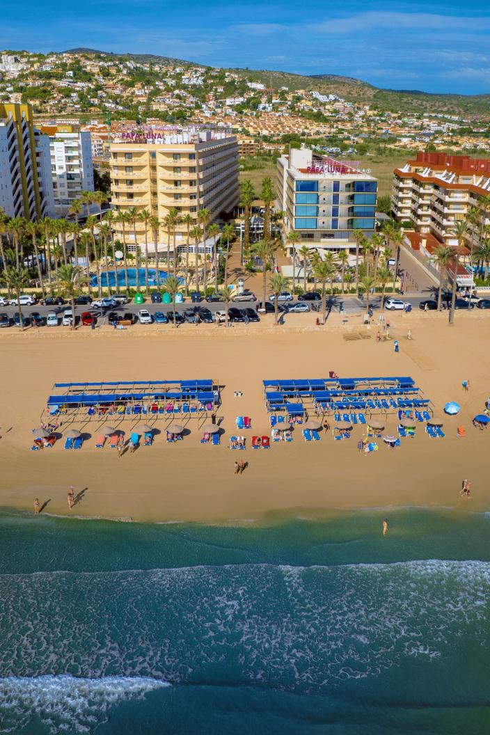 Fachada Hotel Papa Luna