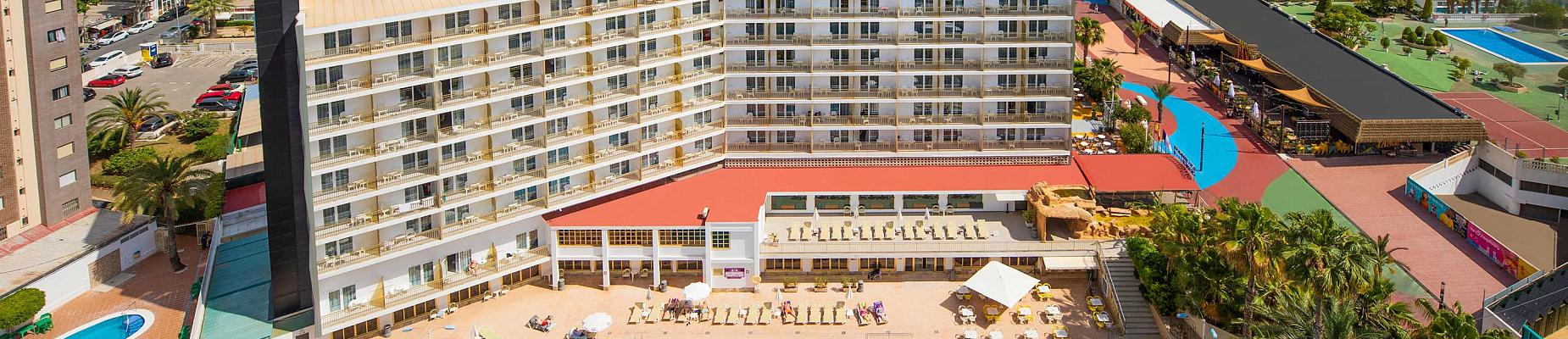 Fachada del Hotel Orange en Benidorm