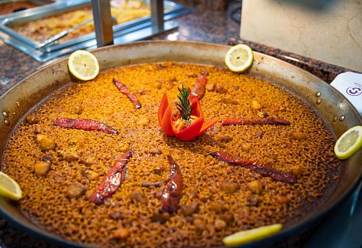 Paella buffet Hotel Castilla