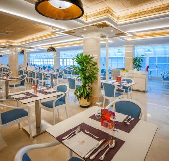 Restaurante del Hotel Papa Luna