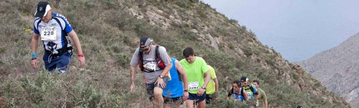 Ascenso senderismo La Manga