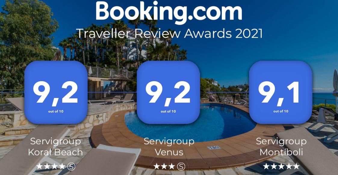 Hoteles Servigroup premiados con los Traveller Review Awards 2021