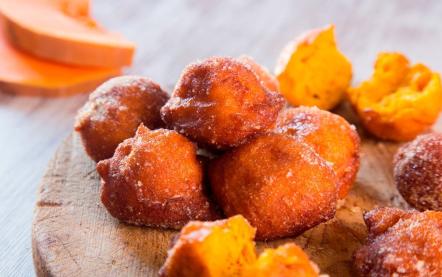 Buñuelos de calabaza en Hoteles Servigroup