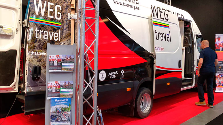 Camión de Kortweg para las rutas Rutas ciclistas Kortweg