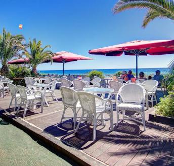 Chiringuito en la playa Mojácar