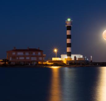 El faro del Estacio La Manga