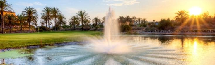 fuente del campo de golf de mojácar