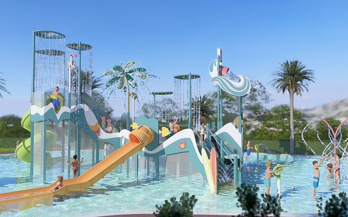 Toboganes acuáticos Hotel Servigroup Marina Mar