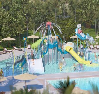 Parque acuático infantil