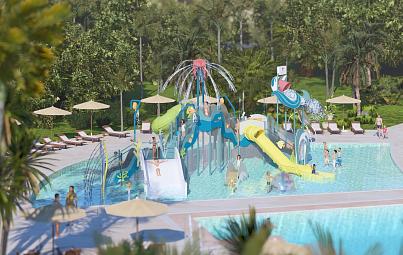 Toboganes acuáticos infantiles