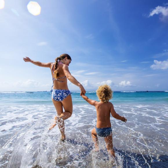 Vacaciones en familia en la playa