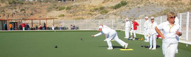 Juega a bowls en Mojacar