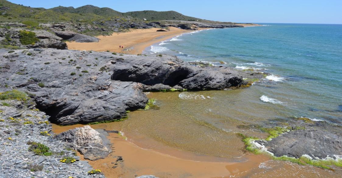 Playa virgen en Calblanque