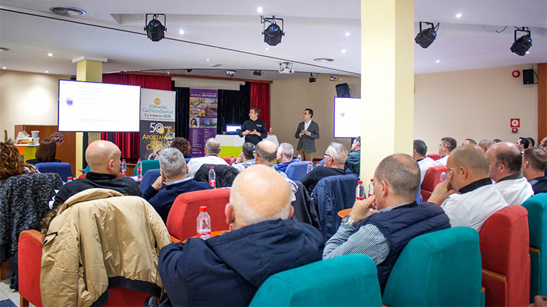 Alfredo Garfellá y Gregorio Sebastián durante su ponencia Ponencias impartidas en las Jornadas Gastronómicas Servigroup 2020