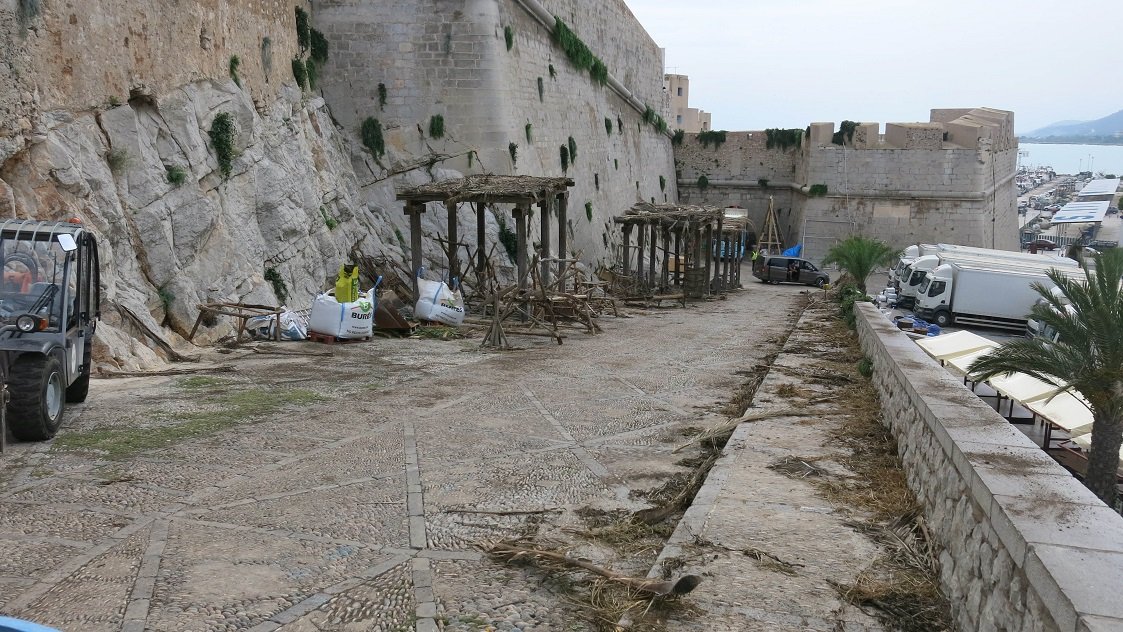 La Plaza Caseres y el Paseo de Ronda