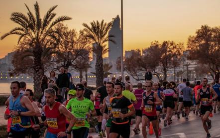 Running por el paseo marítimo