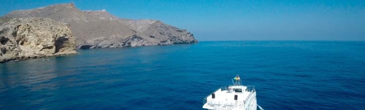 Ruta en barco Mojacar