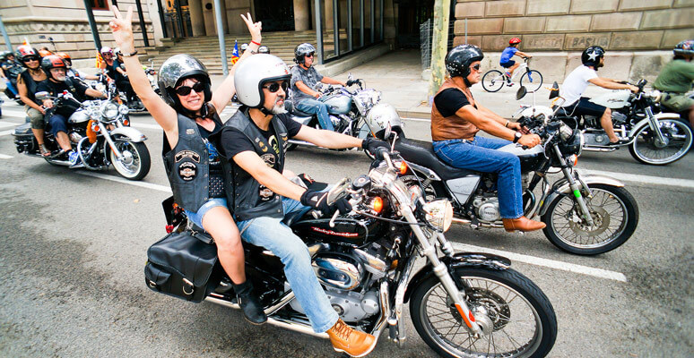 Conducci&oacute;n motocicletas Harley Davidson