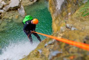 Disfrutando del barranquismo en Alicante