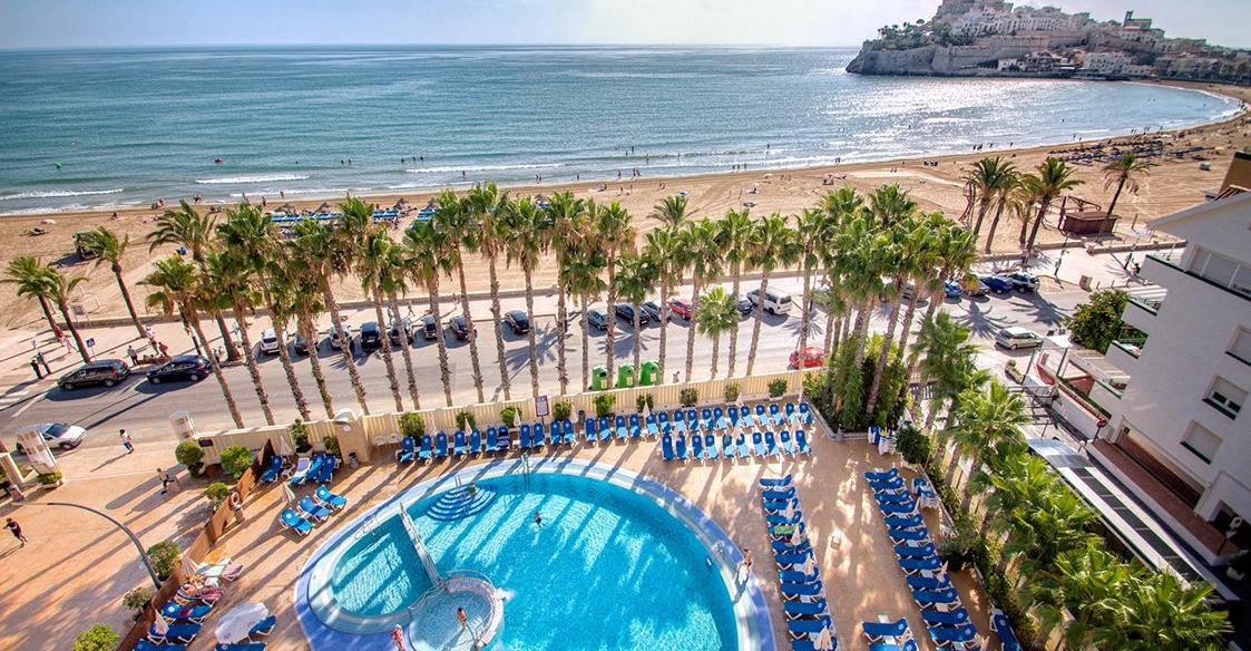 Vistas al Castillo de Peñíscola desde el Hotel Papa Luna
