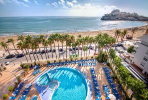 Vistas al Castillo de Peñíscola desde el Hotel Papa Luna