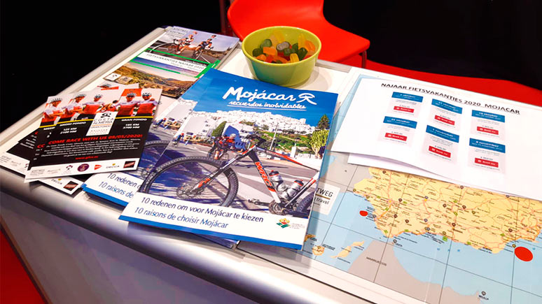 Folleto Gran Fondo Costa Almería Competiciones ciclistas en Mojácar