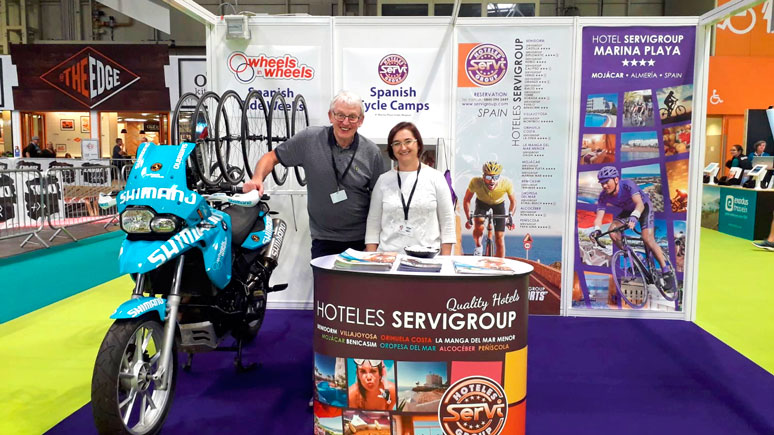 Stand Servigroup en The Cycle show Servigroup, The Cycle show Birmingham