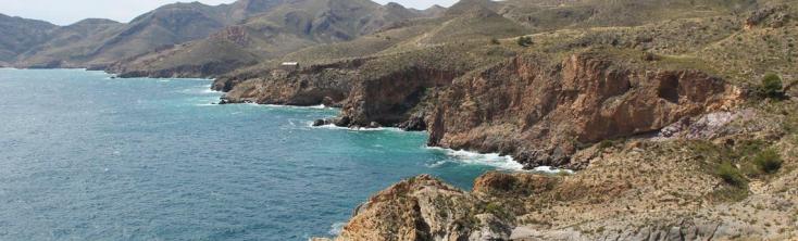 Vista ruta mar La Manga