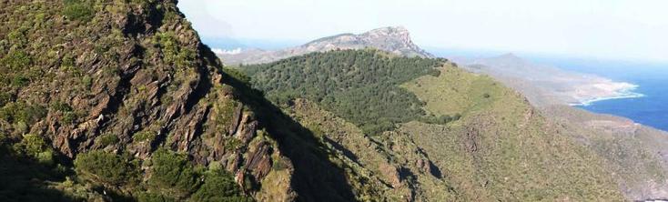 Vistas senderismo La Manga