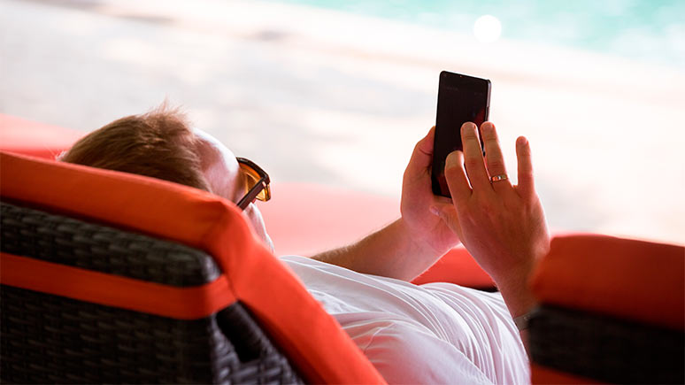 La conexión Wifi gratuita en Servigroup incluye zonas exteriores Wifi gratis incluso en las zonas exteriores en Hoteles Servigroup