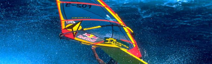 practica windsurf en Orihuela